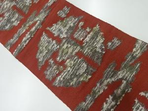 リサイクル　抽象模様織出し名古屋帯